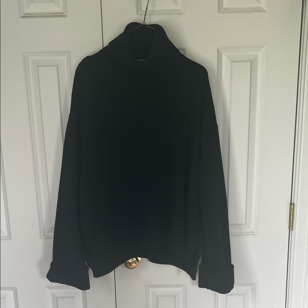 The Frankie Shop Black Turtleneck Sweater